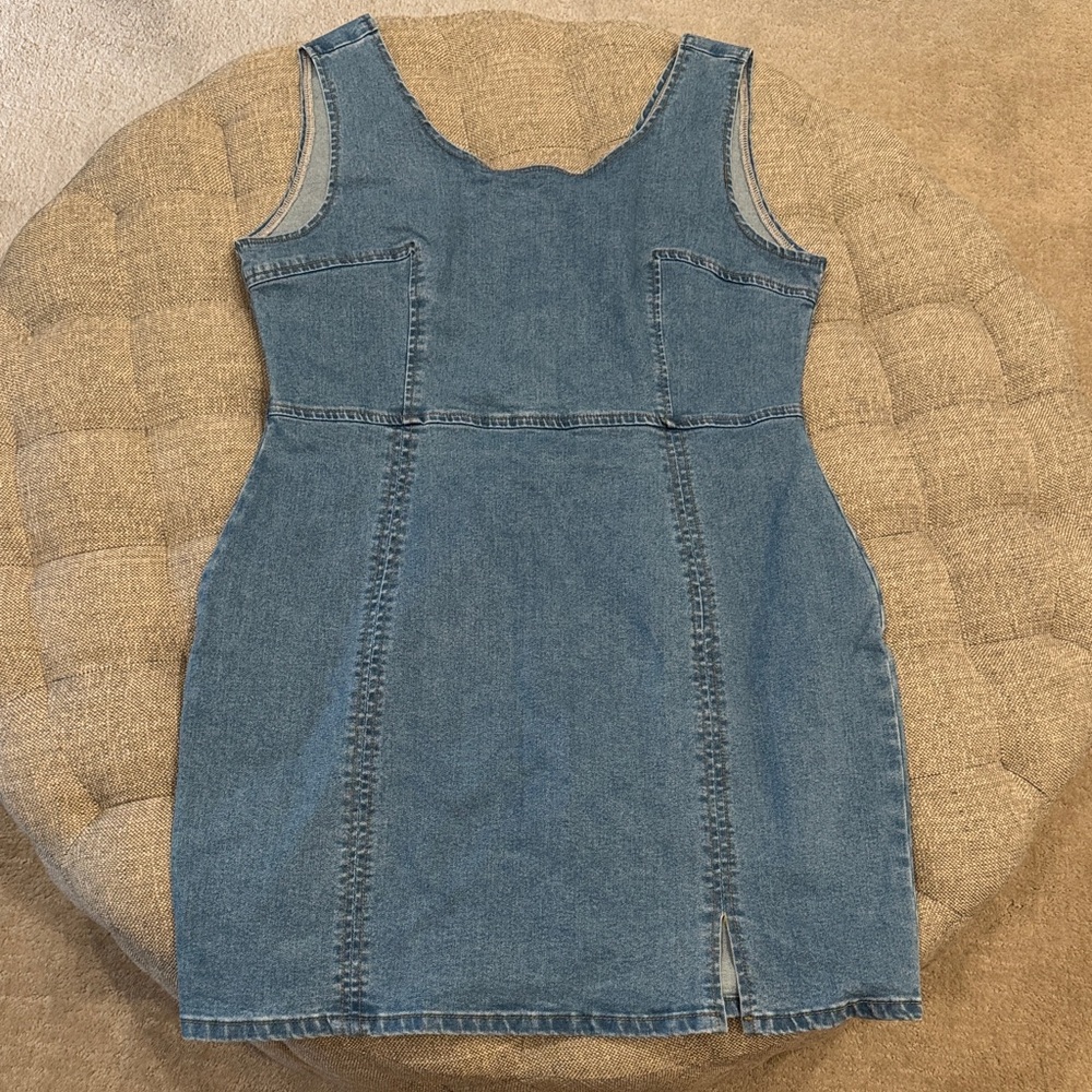 Denim Sleeveless Dress